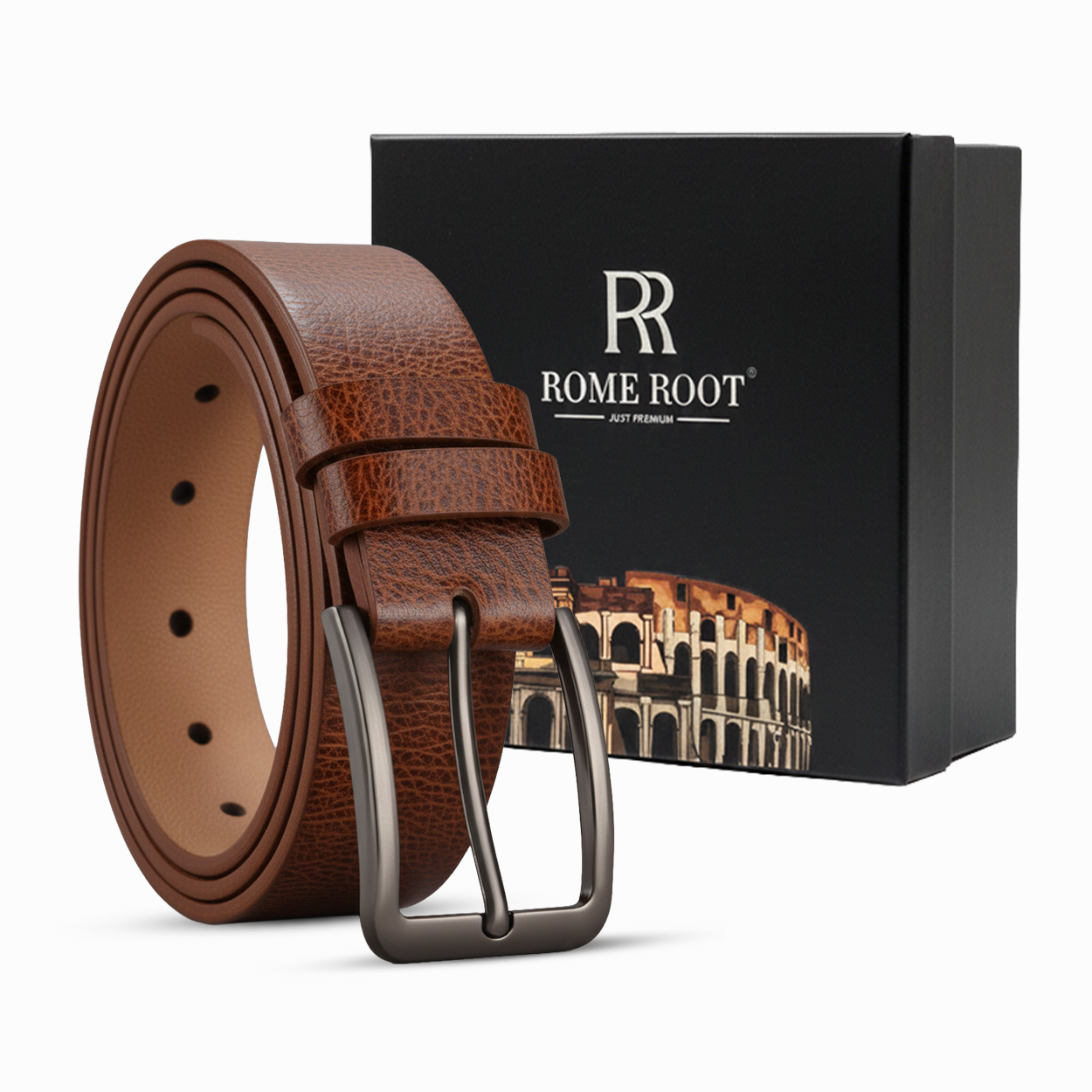 Milan Deep Grain Premium Leather Belt