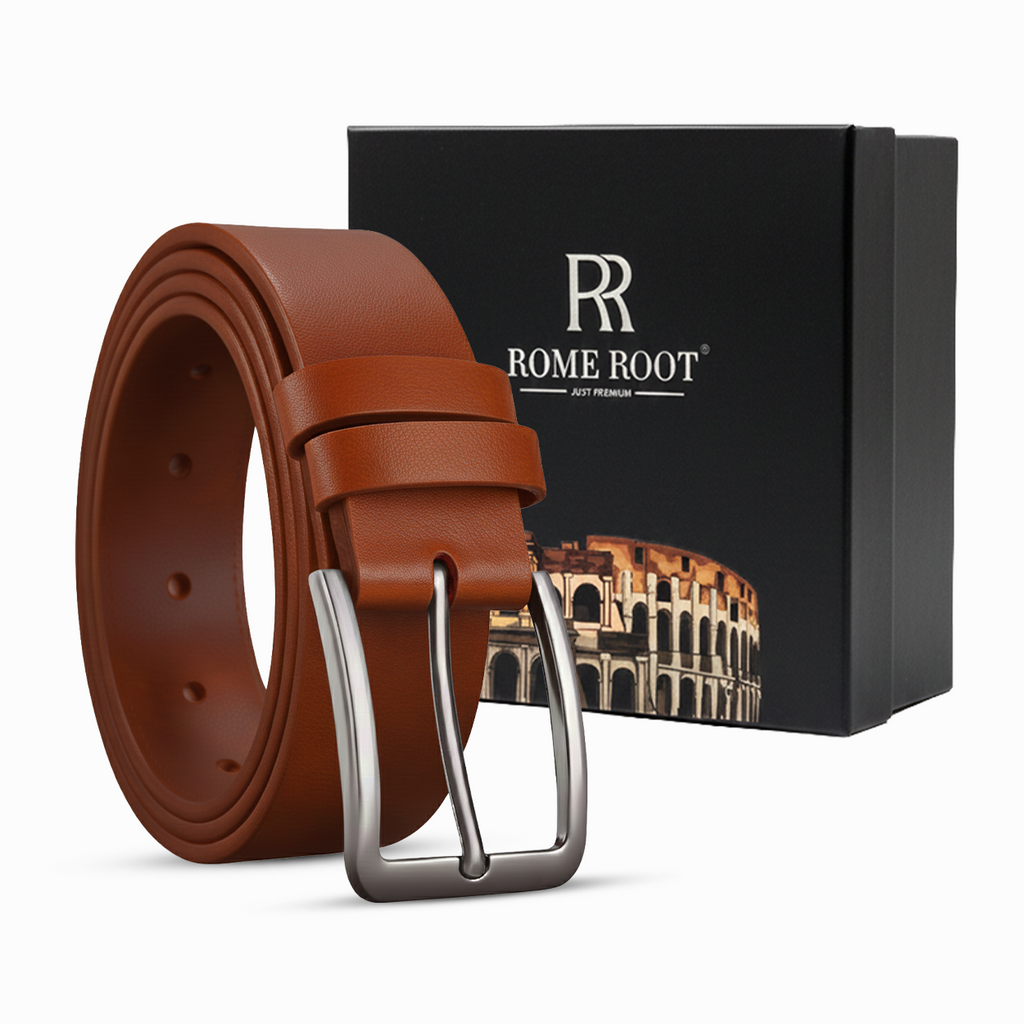 Rome Grain Premium Leather Belt