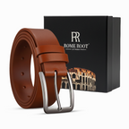 Rome Grain Premium Leather Belt